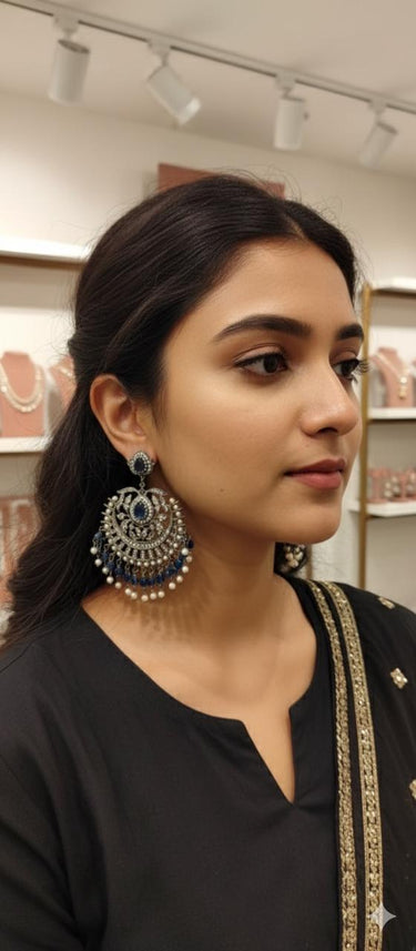 Antique Chandbali Earrings